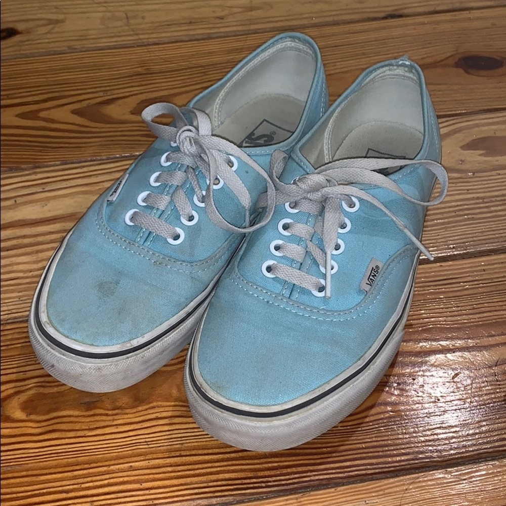 Light blue Vans